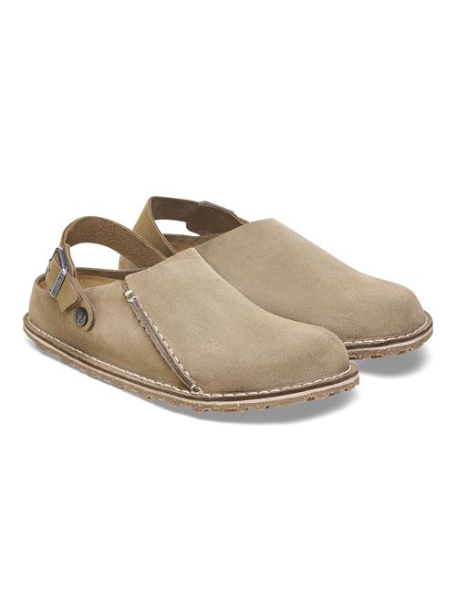 lutry premium suede leather BIRKENSTOCK | 1025297GREY TAUPE